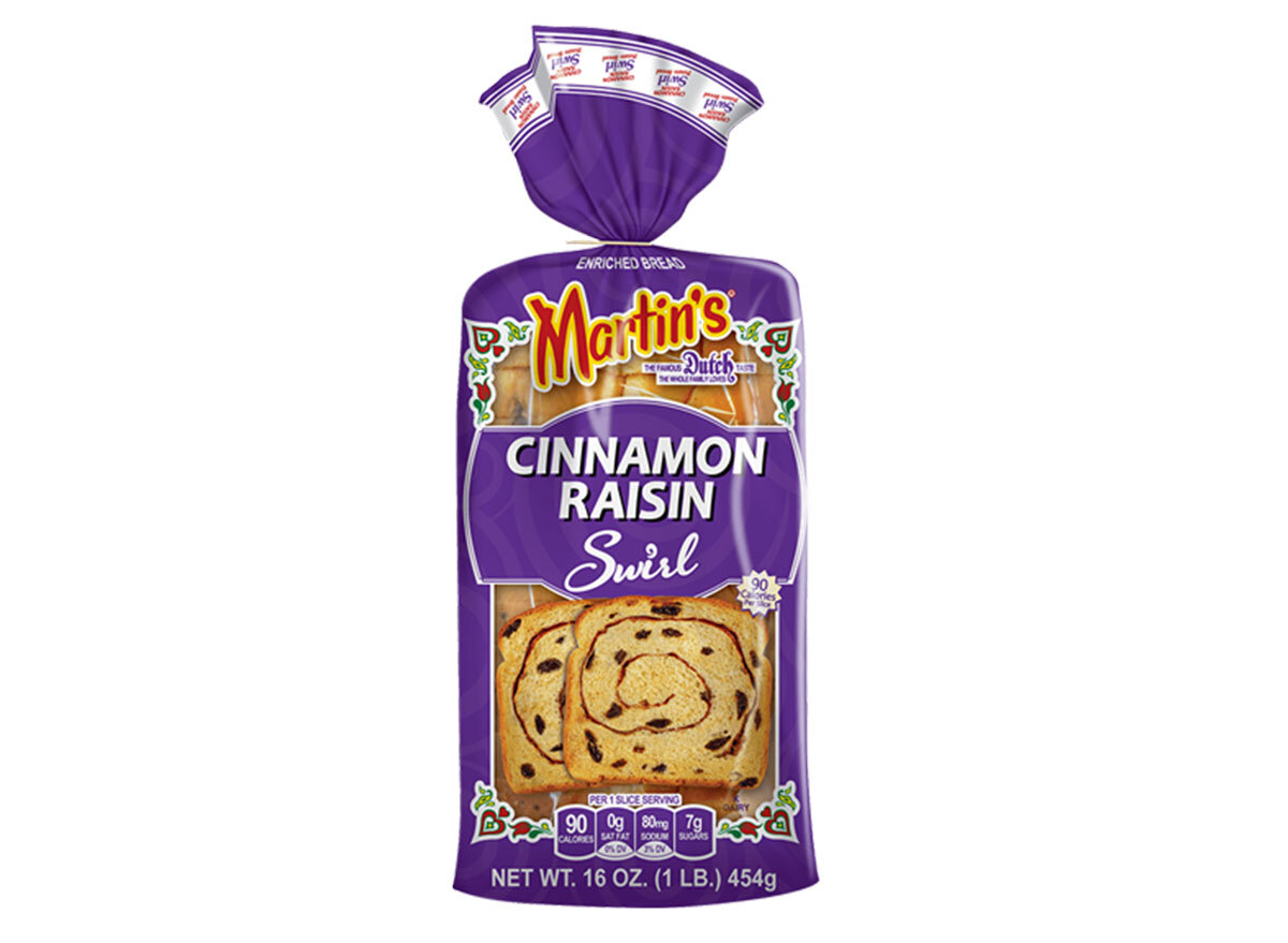 martins cinnamon raisin bread