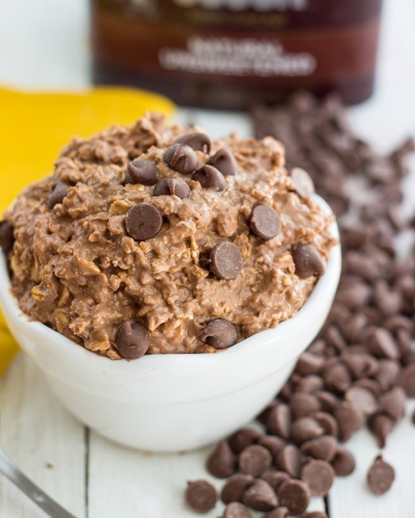 peanut butter cup overnight oats