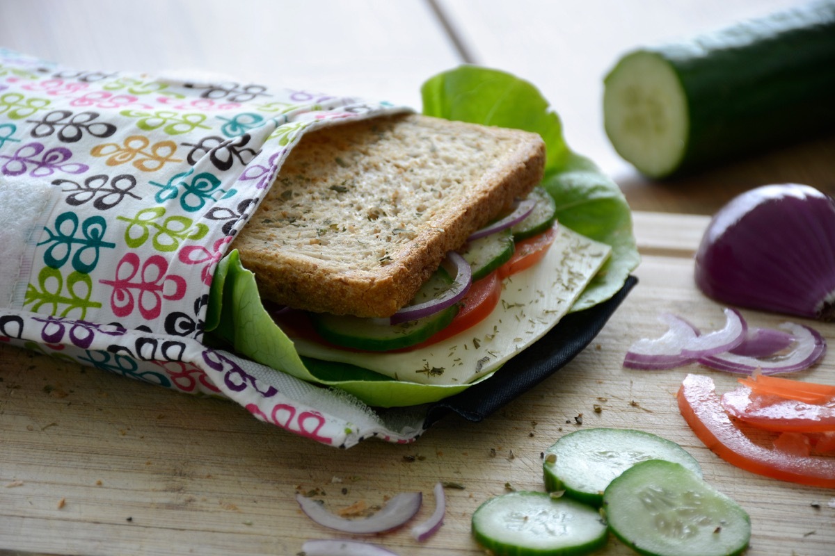 Reusable sandwich bag