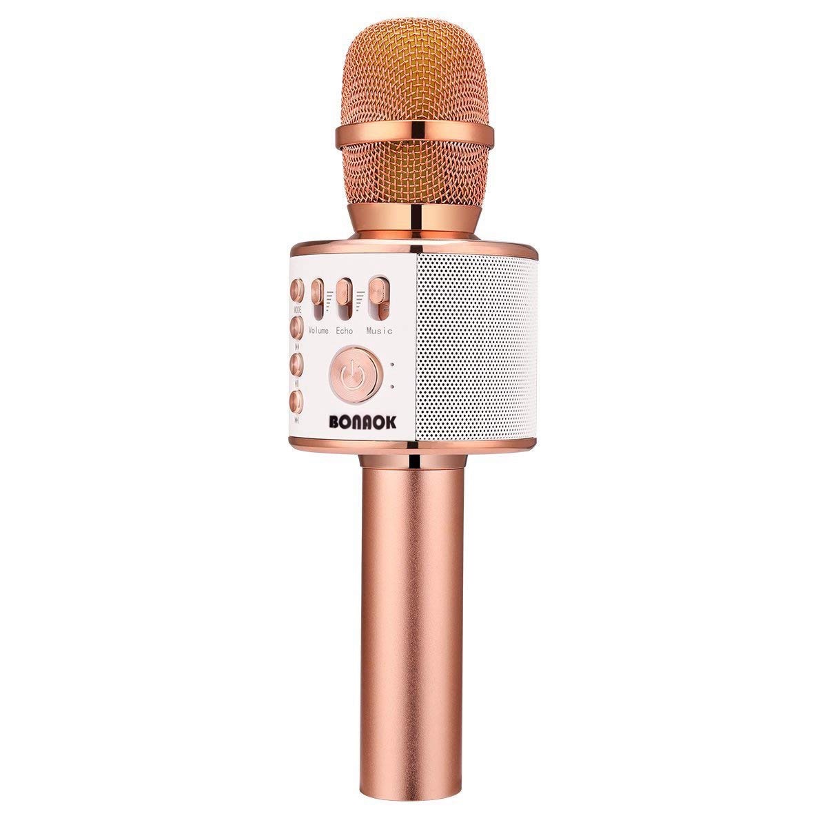 rose gold microphone