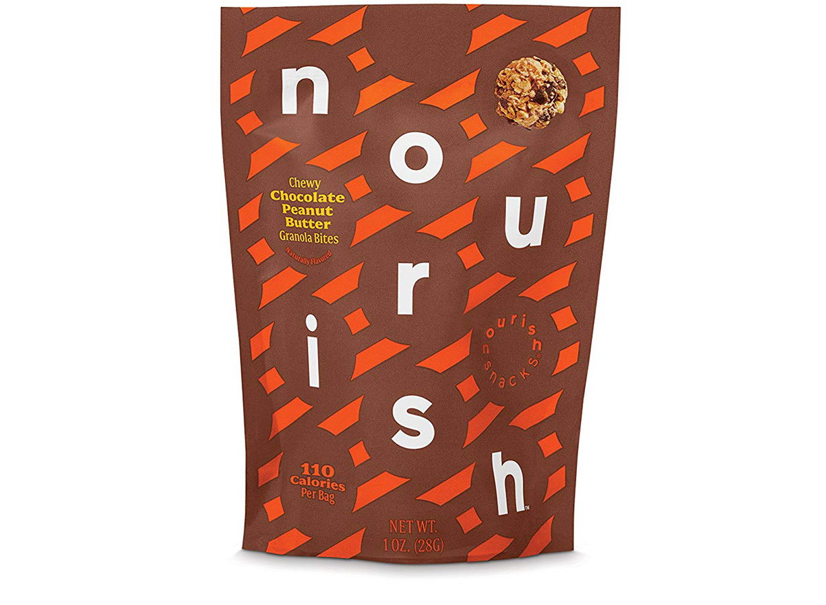 Nourish snacks chocolate peanut butter bites