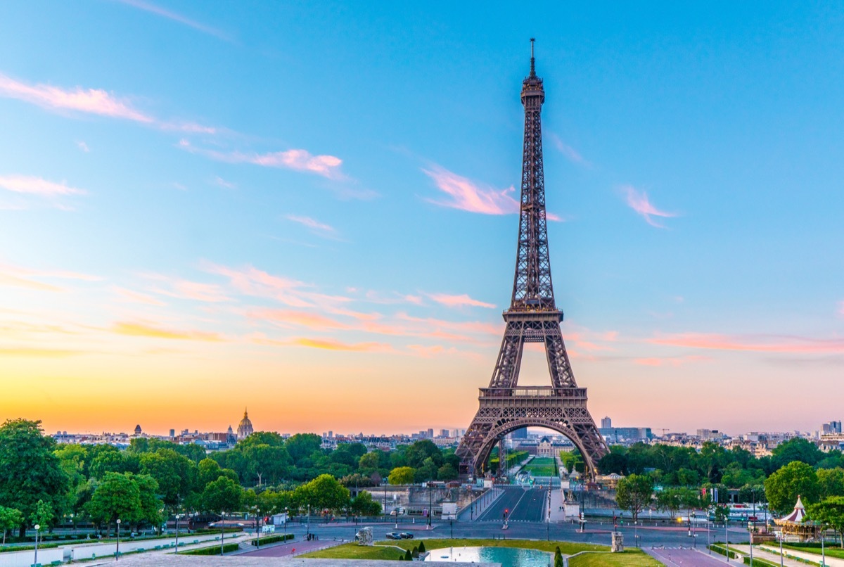 Eiffel Tower in Paris France