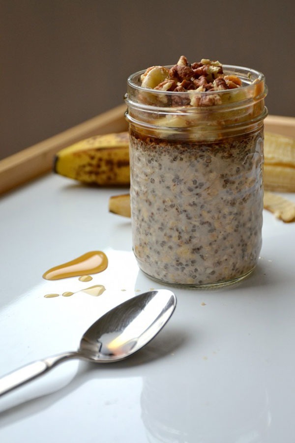 overnight oatmeal recipe maple peanut butter