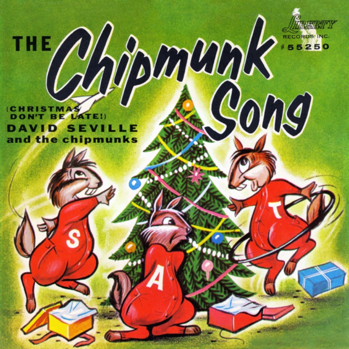 the chipmunk song single cover