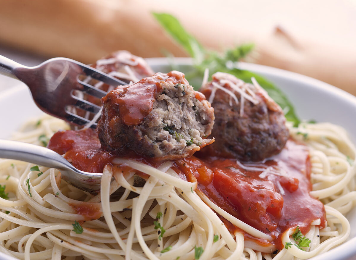 bison meatballs