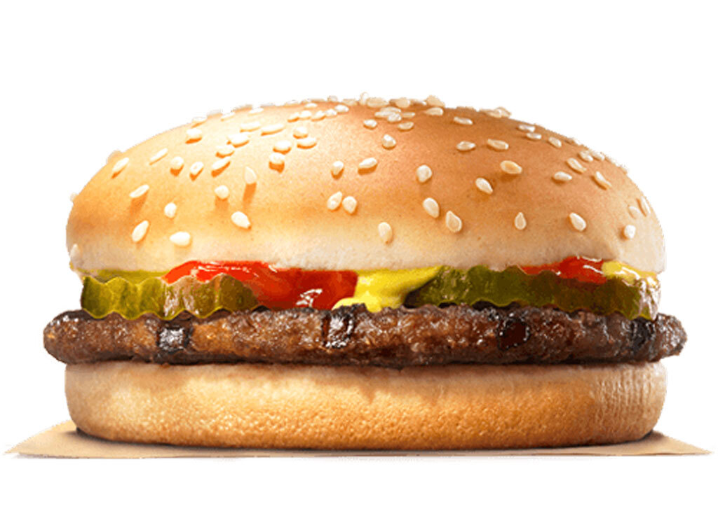 Burger king hamburger