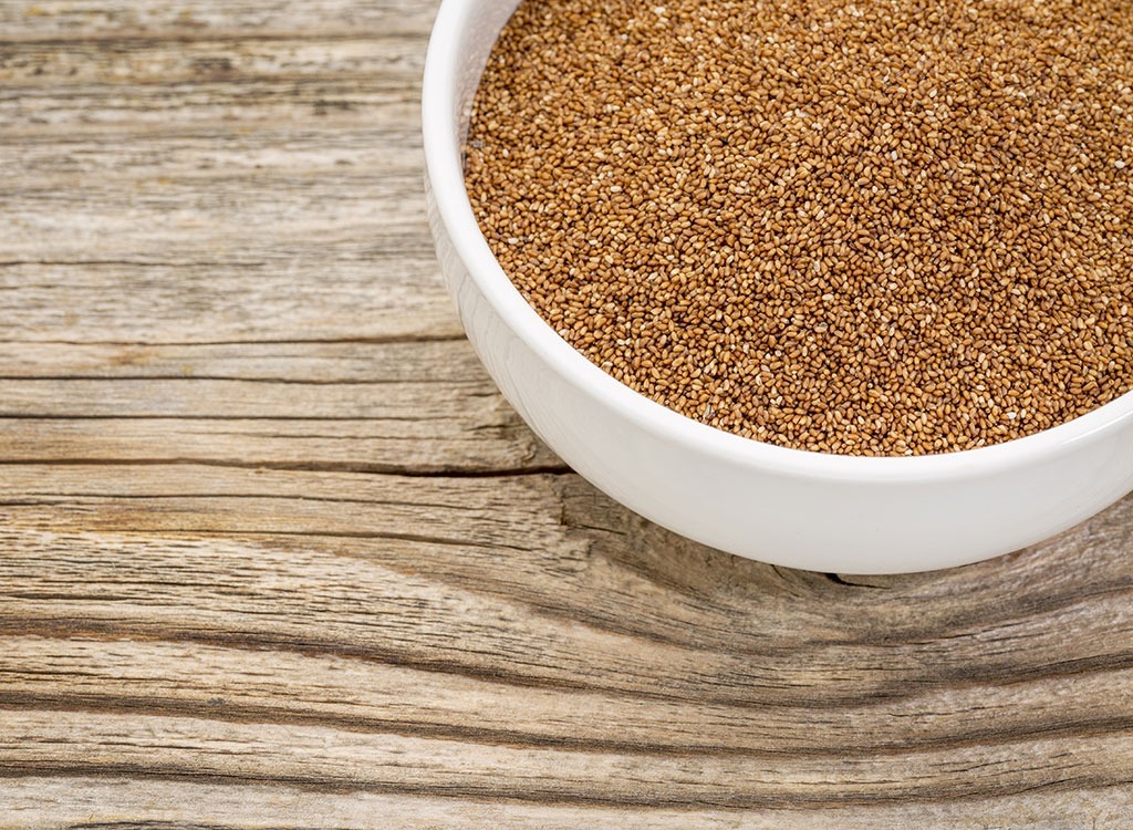 Teff high fiber foods