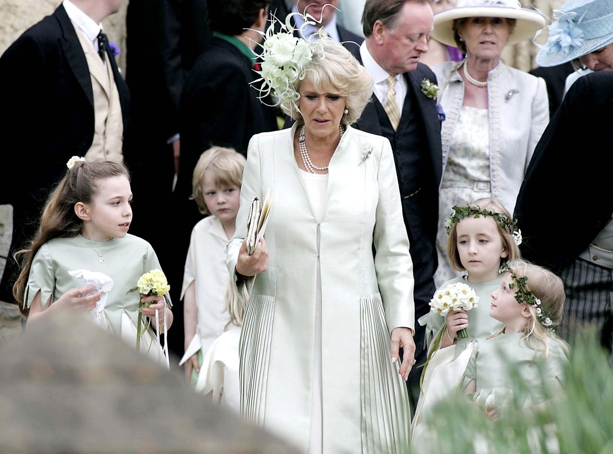 DPN1Y0 May 6, 2006 - London, United Kingdom - K47763.LAURA PARKER BOWLES AND HARRY LOPES WEDDING-ST.CYRIAC'S CHURCH, LACOCK, WILTSHIRE..06/05/2006.CAMILLA, DUCHESS OF CORNWALL.A©MARK CHILTON/ linkUK/ 2006(Credit Image: © Globe Photos/ZUMAPRESS.com)