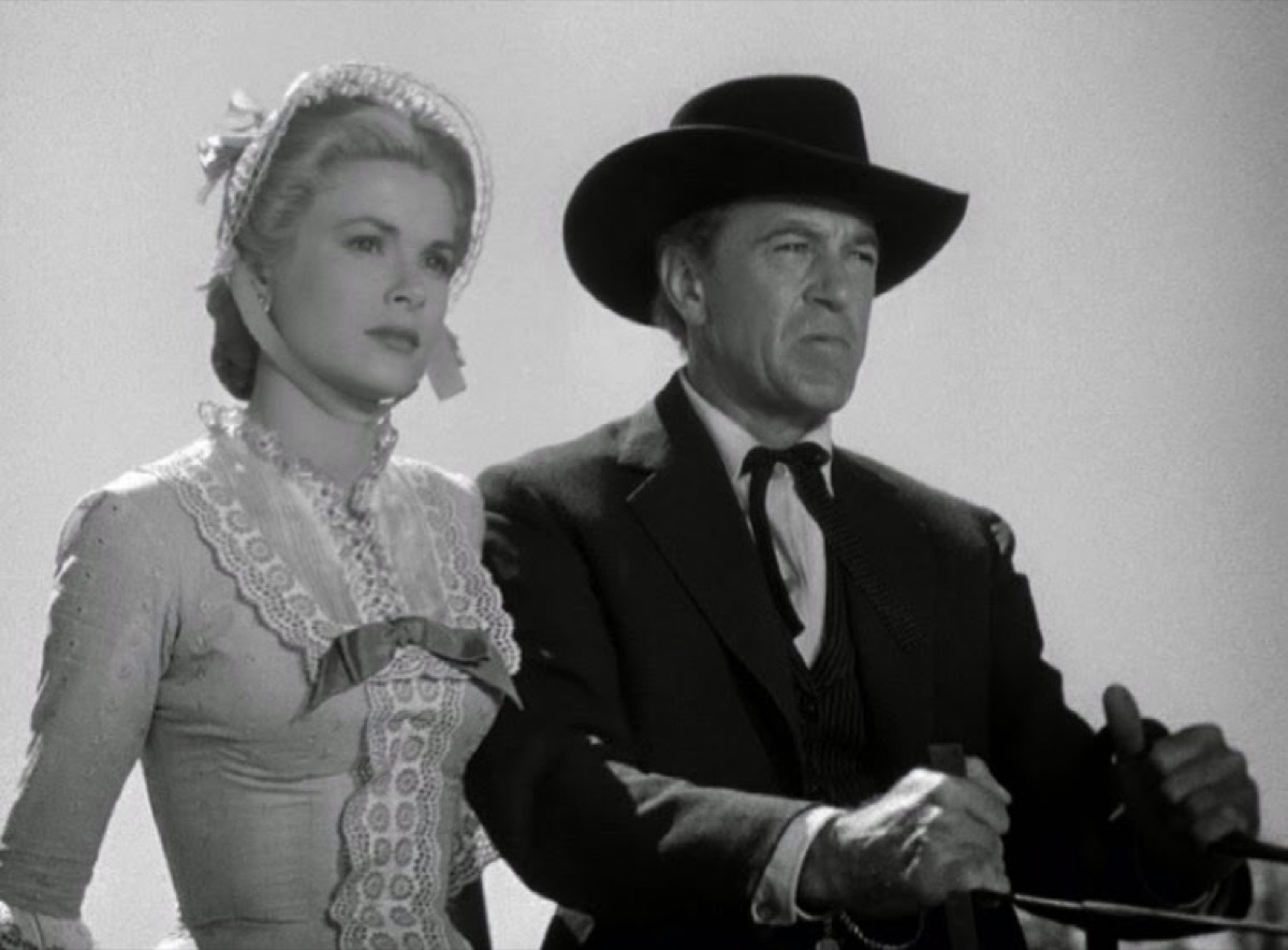 Gary Cooper and Grace Kelly in High Noon (1952)