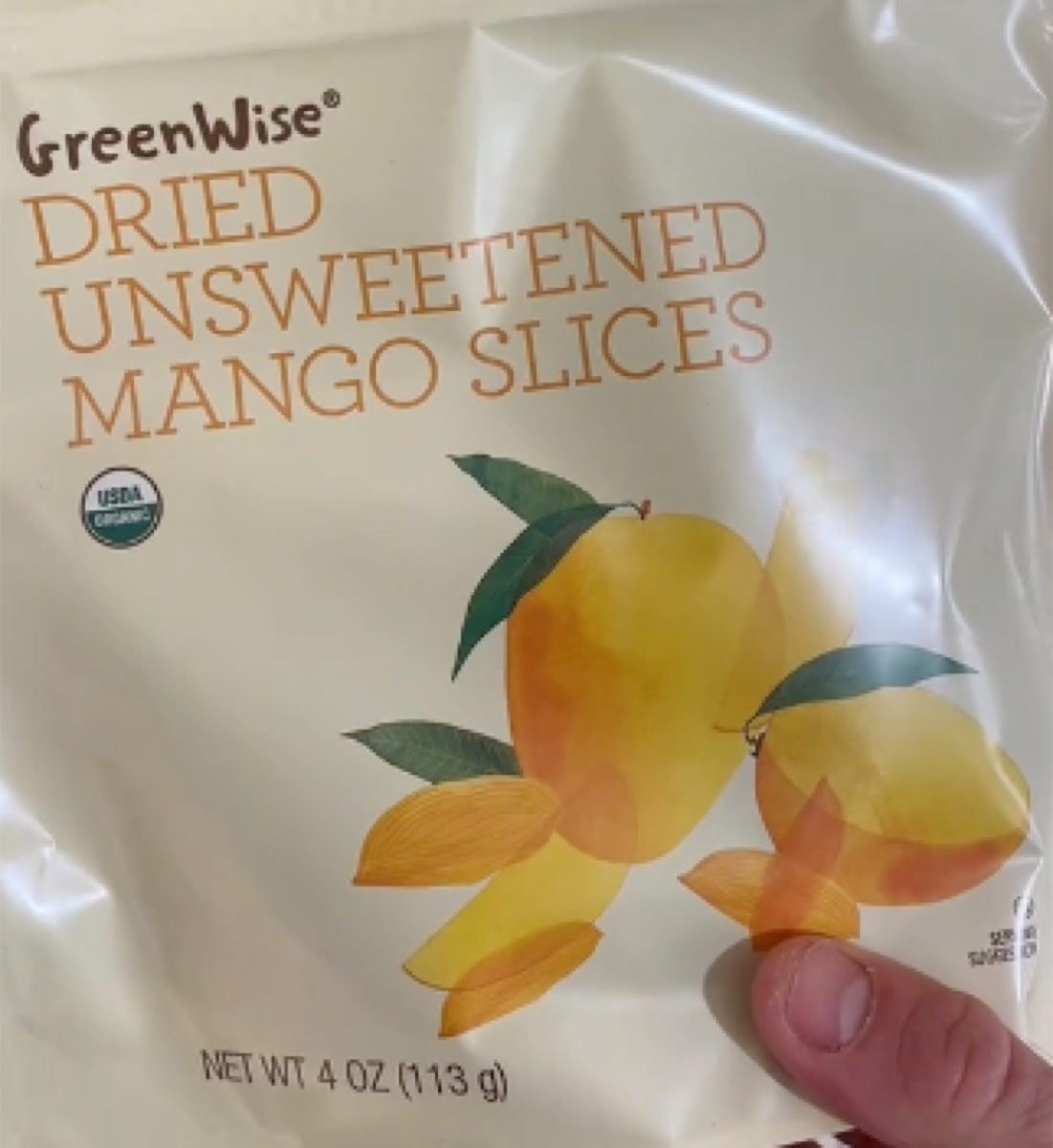 dried mango slices