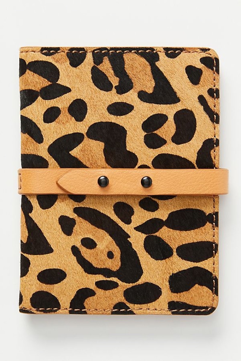 animal print passport holder