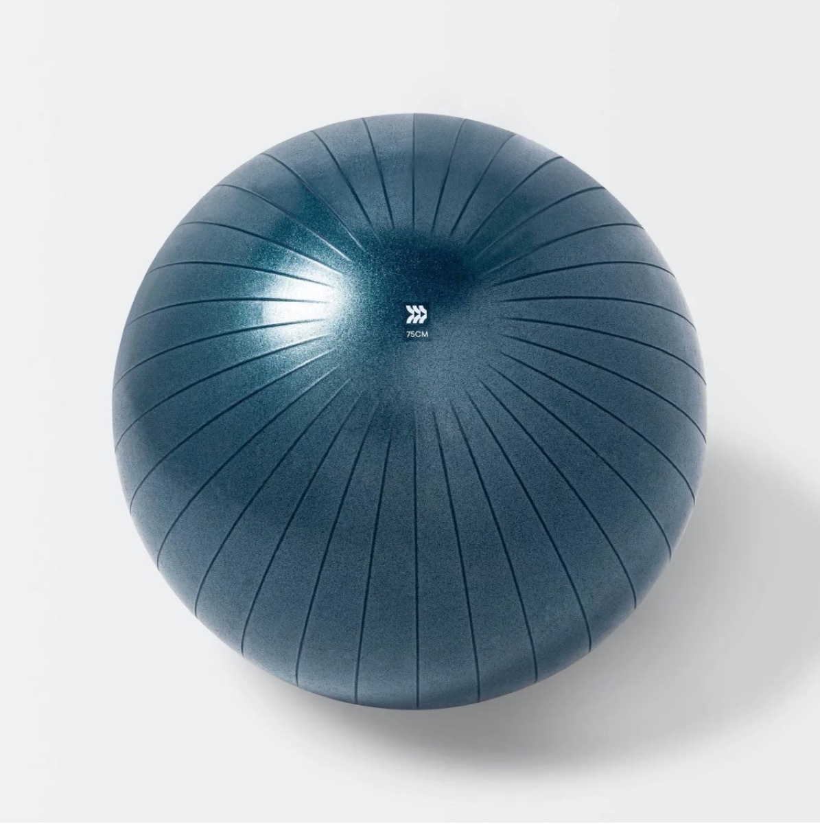 blue stability ball or yoga ball