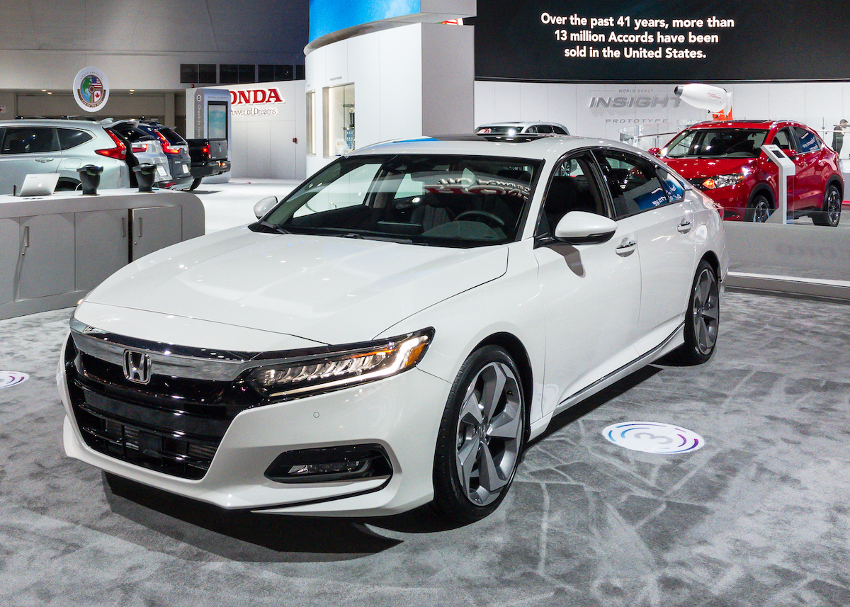 2018 white Honda Accord