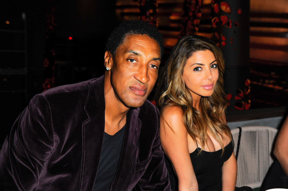 Scottie Pippen and Larsa Pippen at Komodo in Miami in 2016