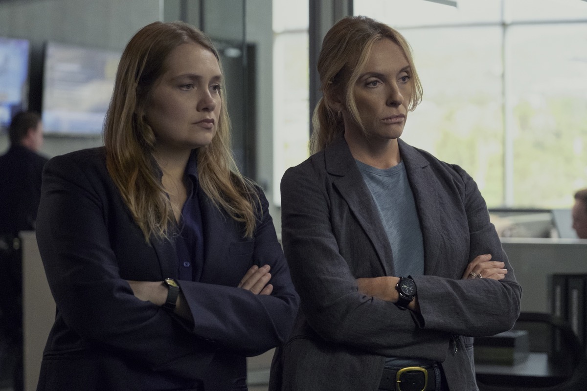 Merritt Wever and Toni Collette in Unbelievable