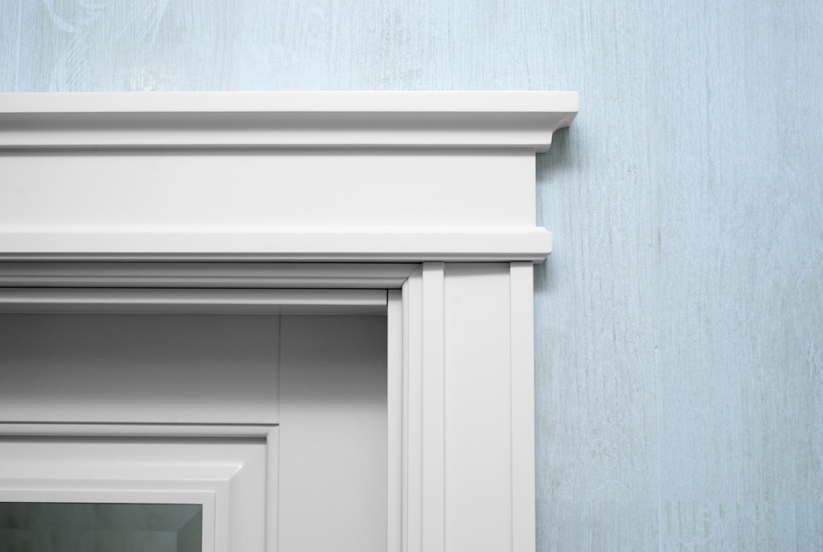 doorway molding, vintage home upgrades