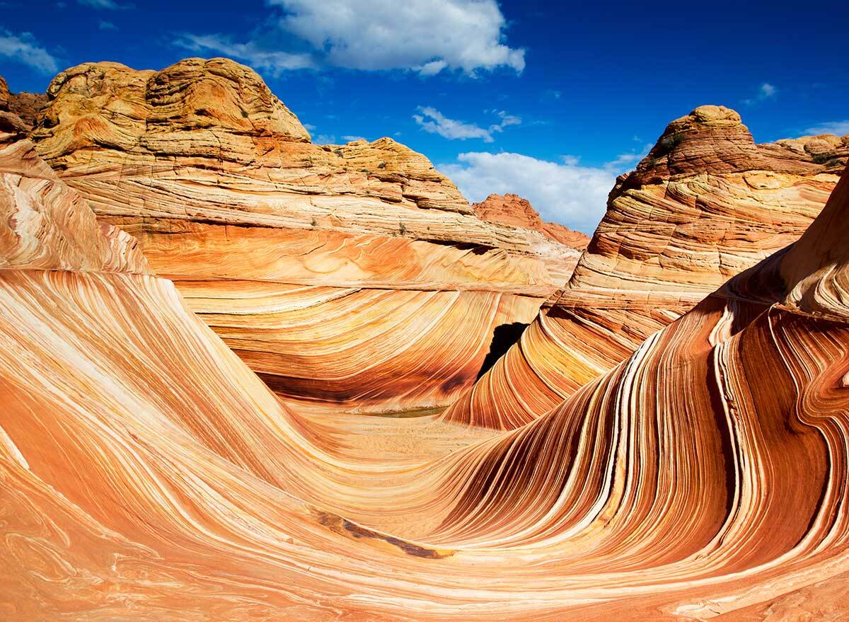 wave colorful canyon in arizona