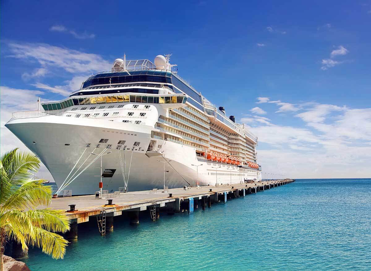 cruiseship at dock