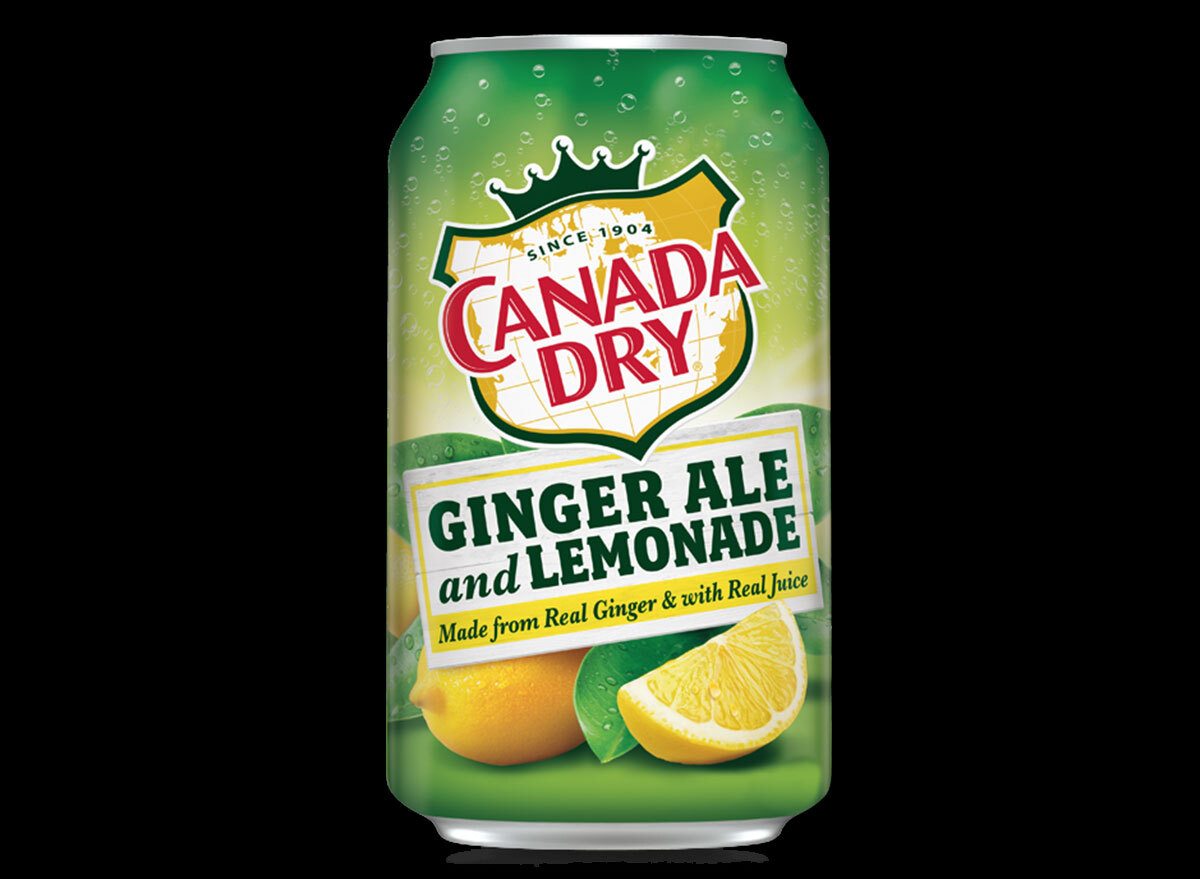 canada dry ginger ale lemonade can