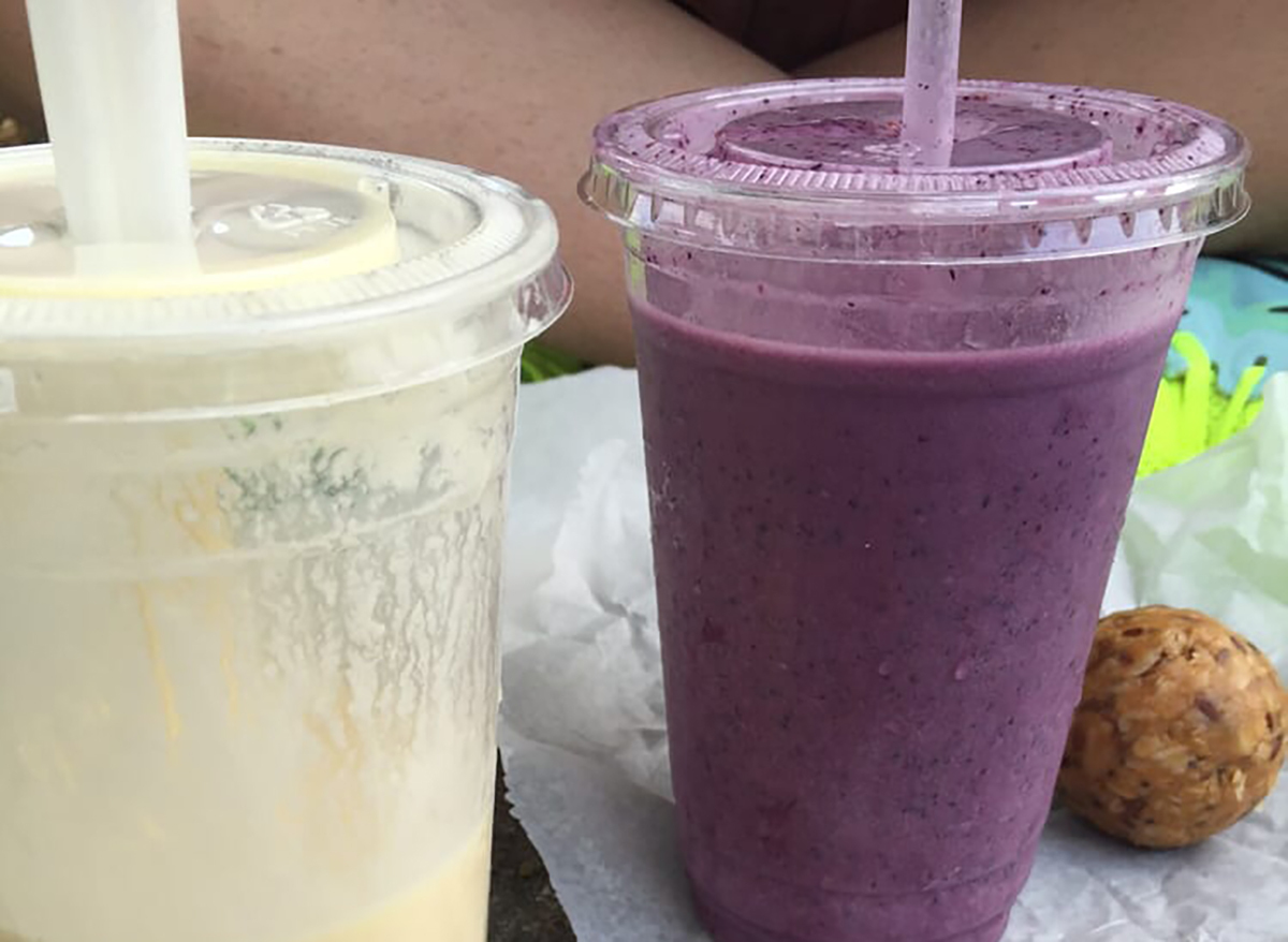 two smoothies