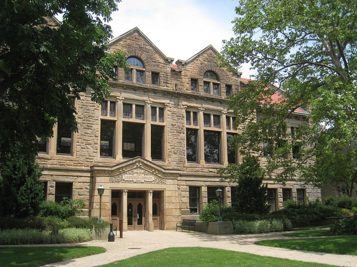 Carnegie Building, Oberlin College, Oberlin, Ohio, USA. Architect Normand Patton, 1908.