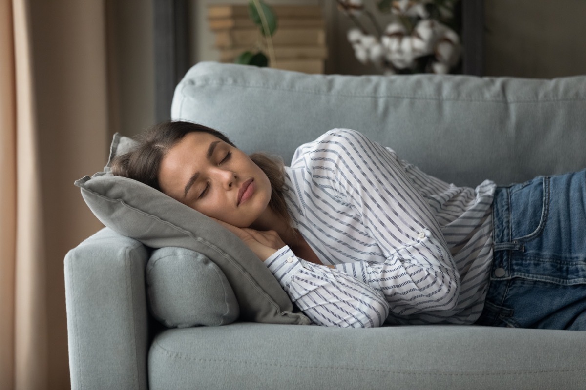 Woman Napping During the Day