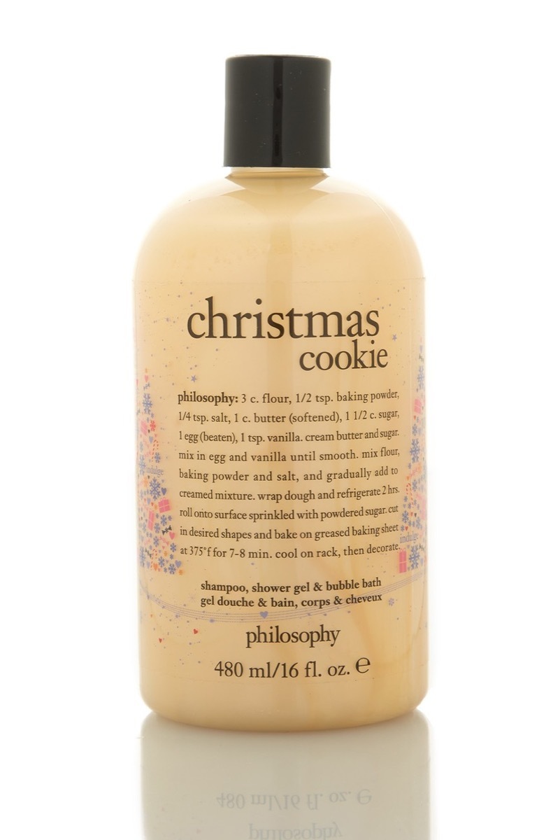 christmas cookie shower gel