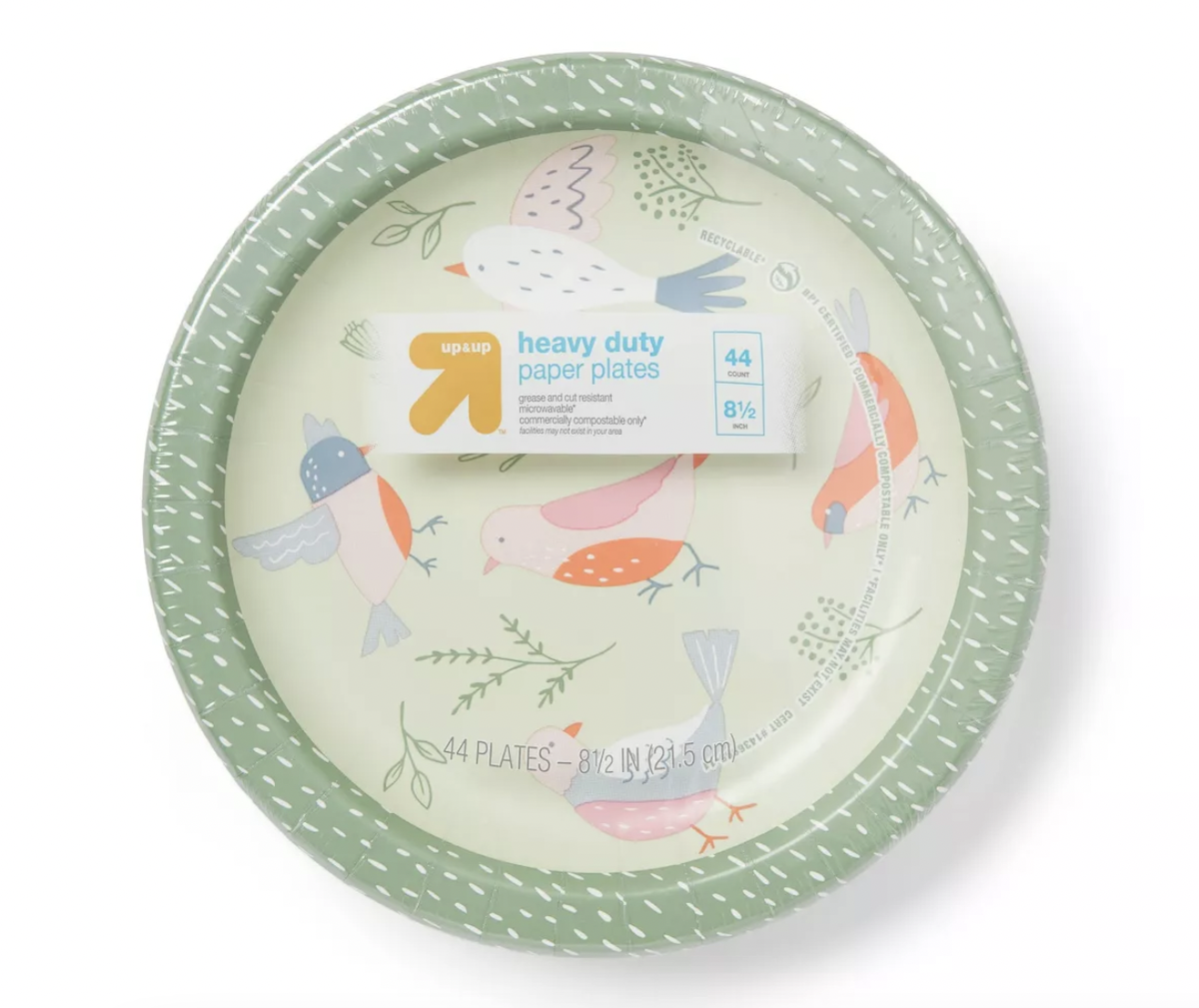 Target spring paper plates