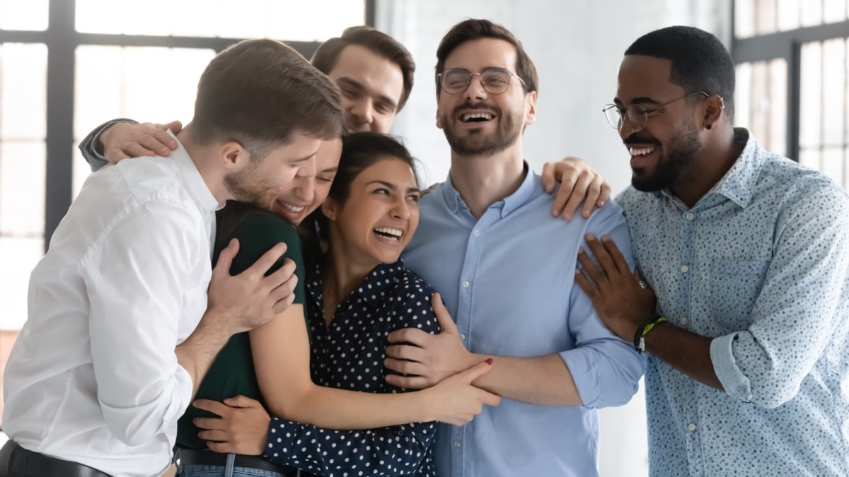 Group of People Embracing