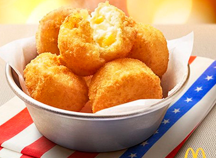 McDonalds cheesy potato bites