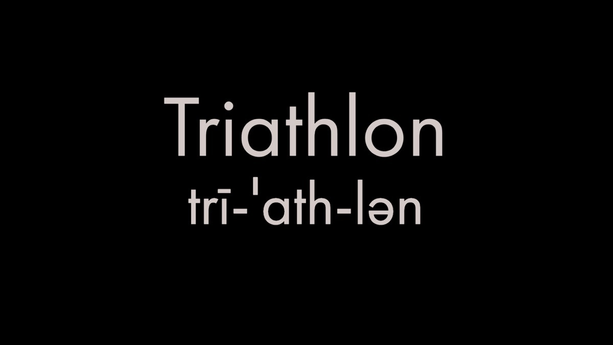 How to pronounce triathlon