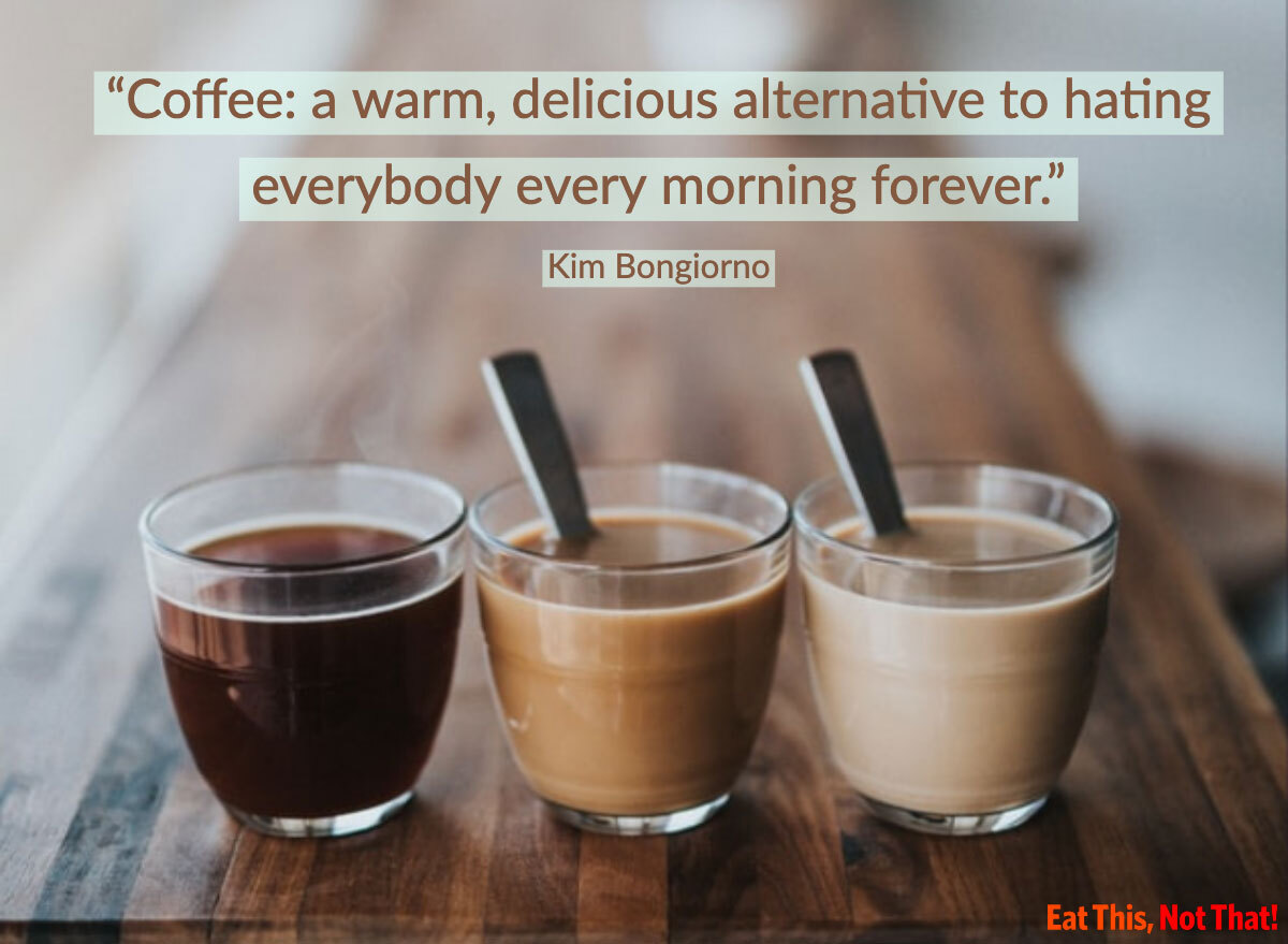 coffee quote kim bongiorno