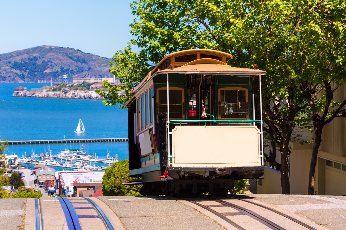 Cable Car Tram in San Francisco