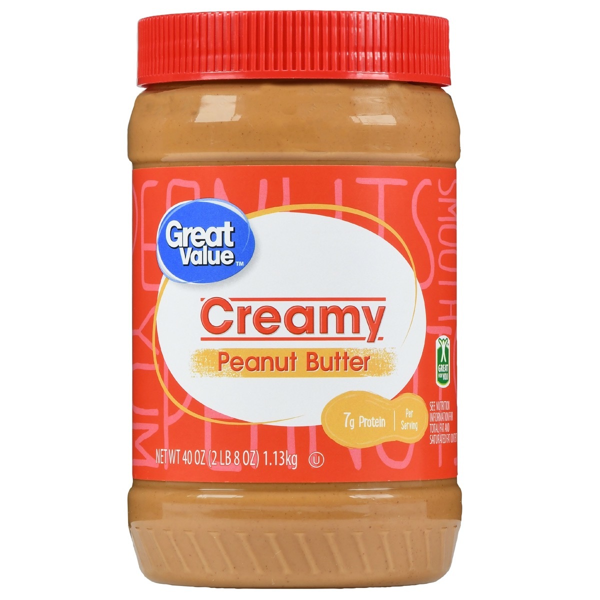 Great Value peanut butter