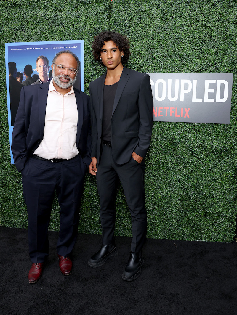 Geoffrey and Jordyn Owens at the premiere of 