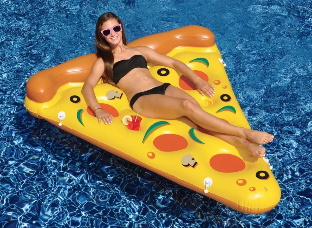 pizza slice pool floatie, target beach essentials