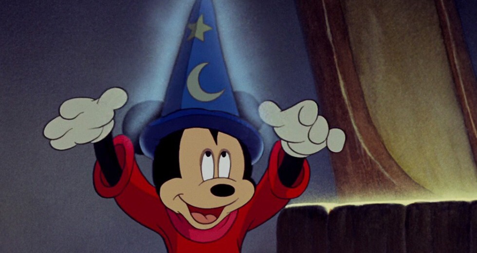 the sorcerer's apprentice in fantasia