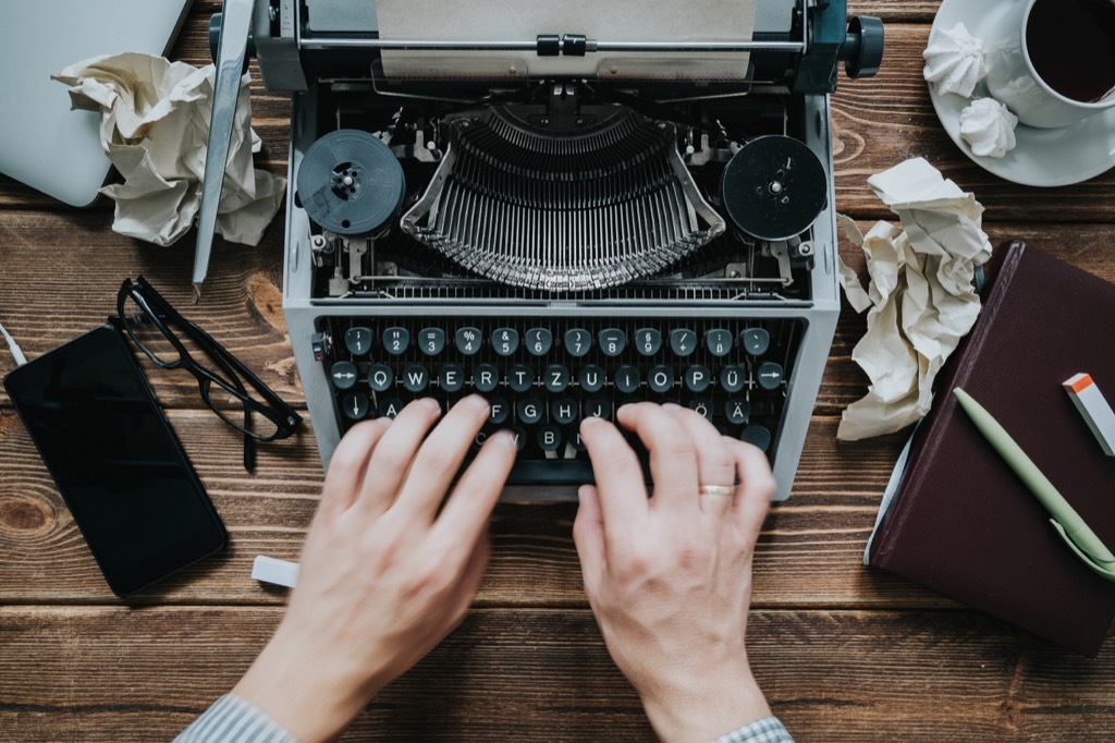 Typewriter Dorm Room