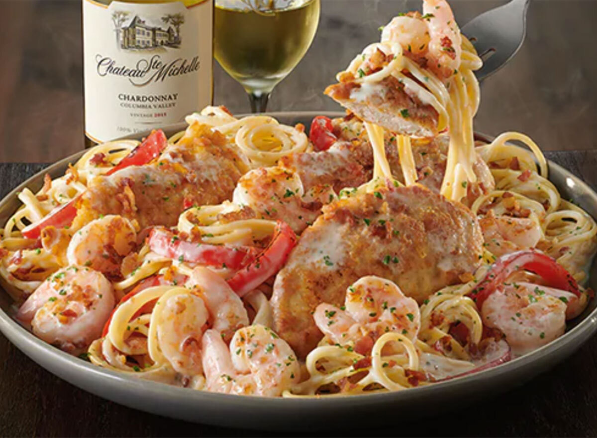 olive garden chicken shrimp carbonara