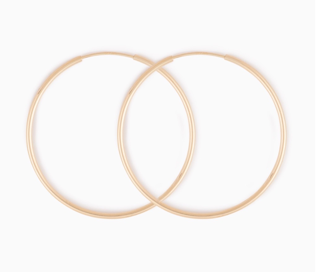 gold hoops over 50 accessories