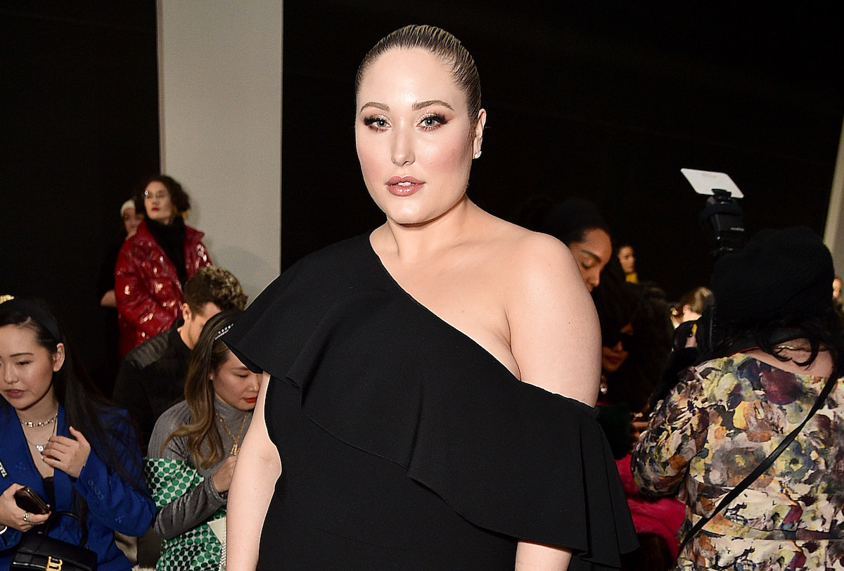 Hayley Hasselhoff attends the front row for Tadashi Shoji during New York Fashion Week: The Shows at Gallery II at Spring Studios on February 06, 2020 in New York City.