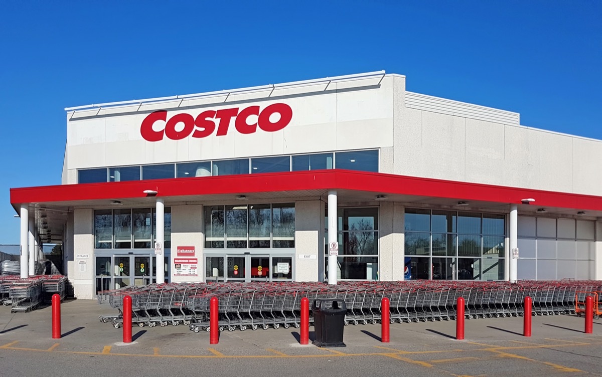 exterior of a costco wholesale location