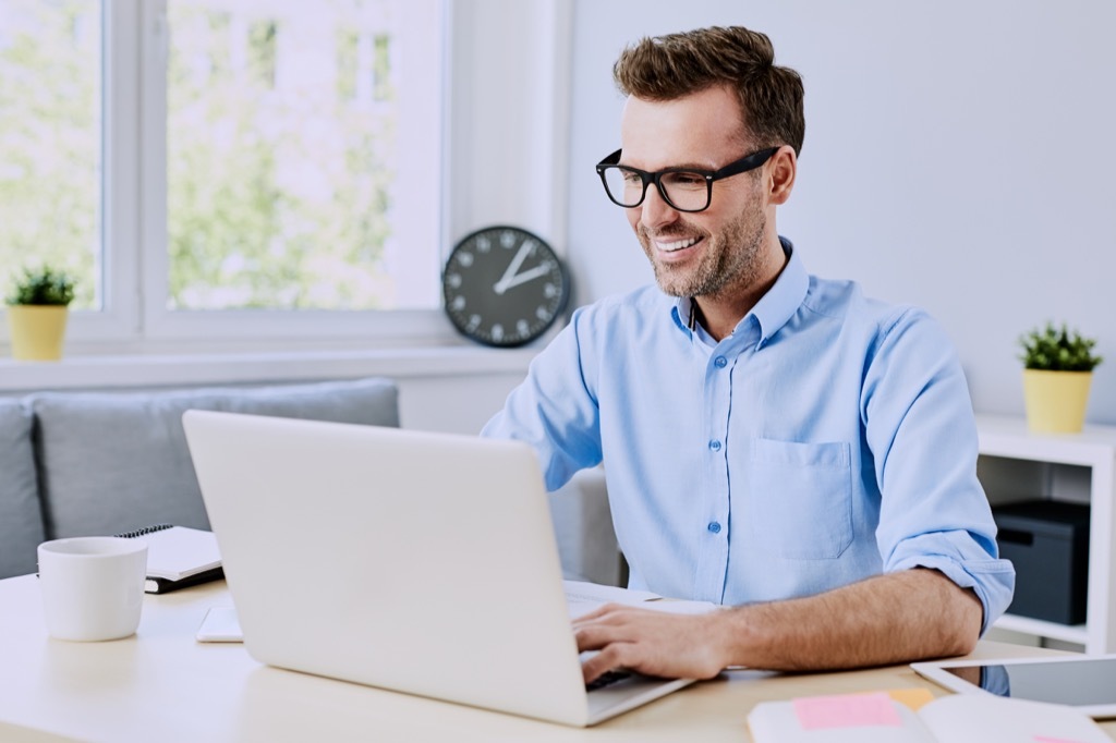 Good posture, one of the best stress busters.