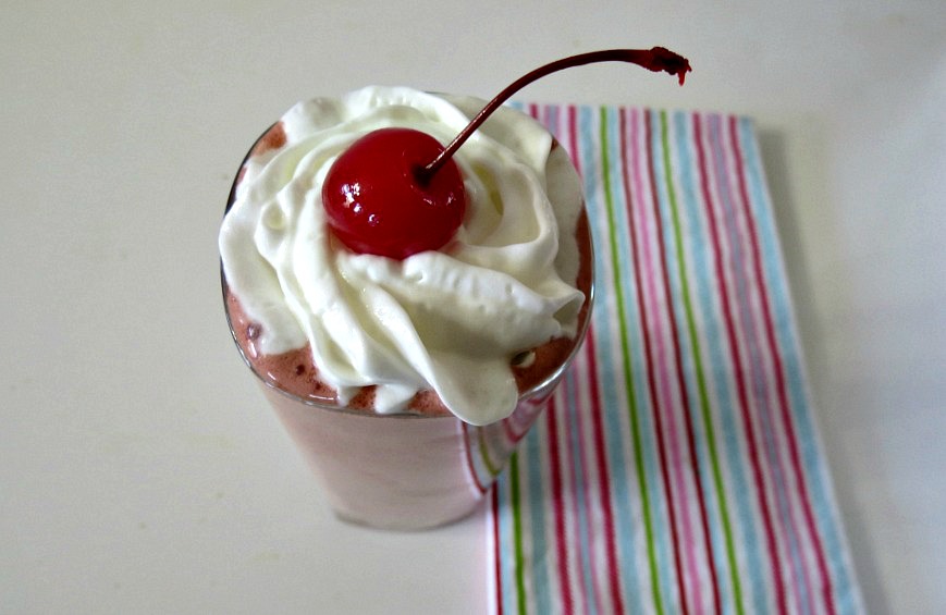 8. Chocolate Cherry Jubilee Frappe