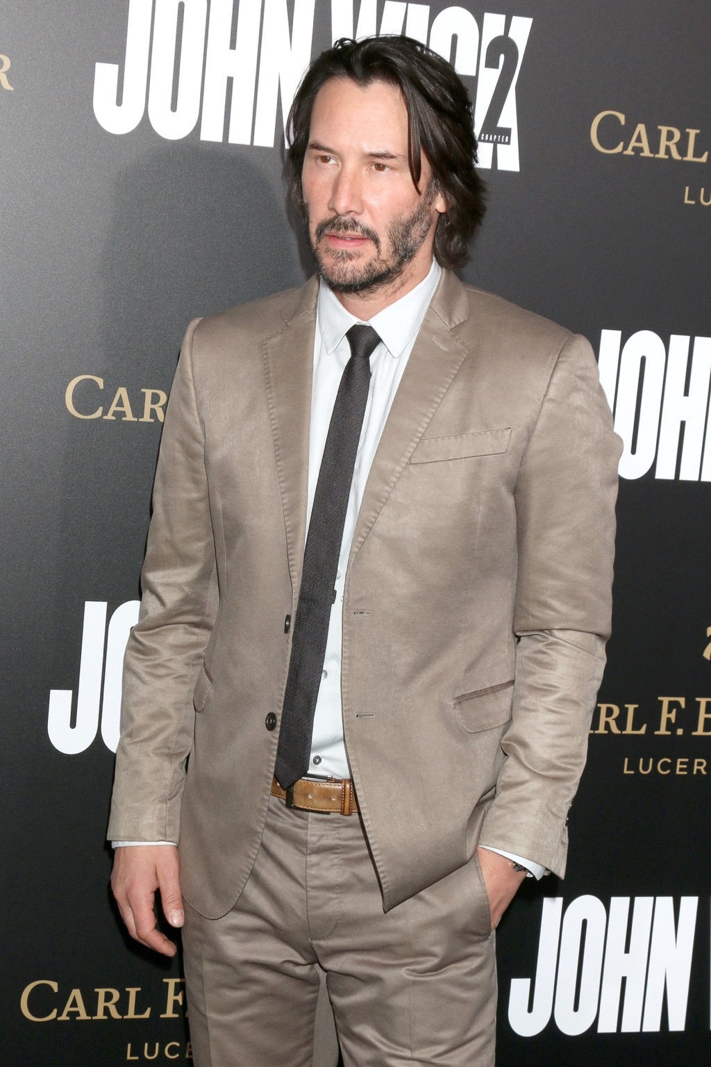 Keanu Reeves long hair younger