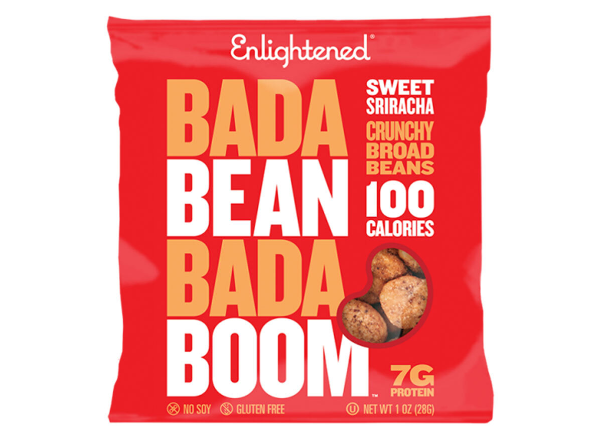 bada bean bada boom crunchy broad beans sweet sriracha bag