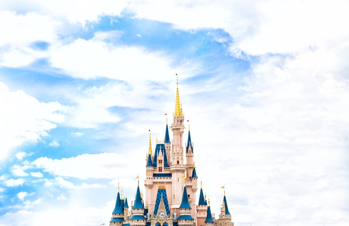 cinderella castle at disney world florida