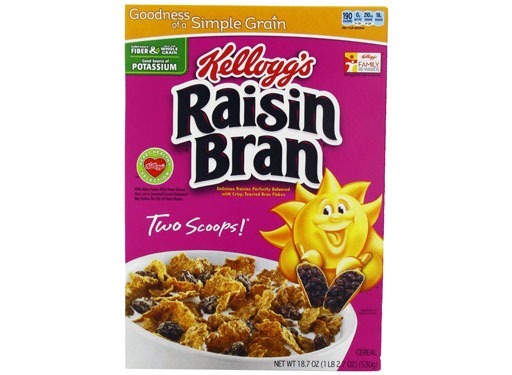 raisin bran two scoops