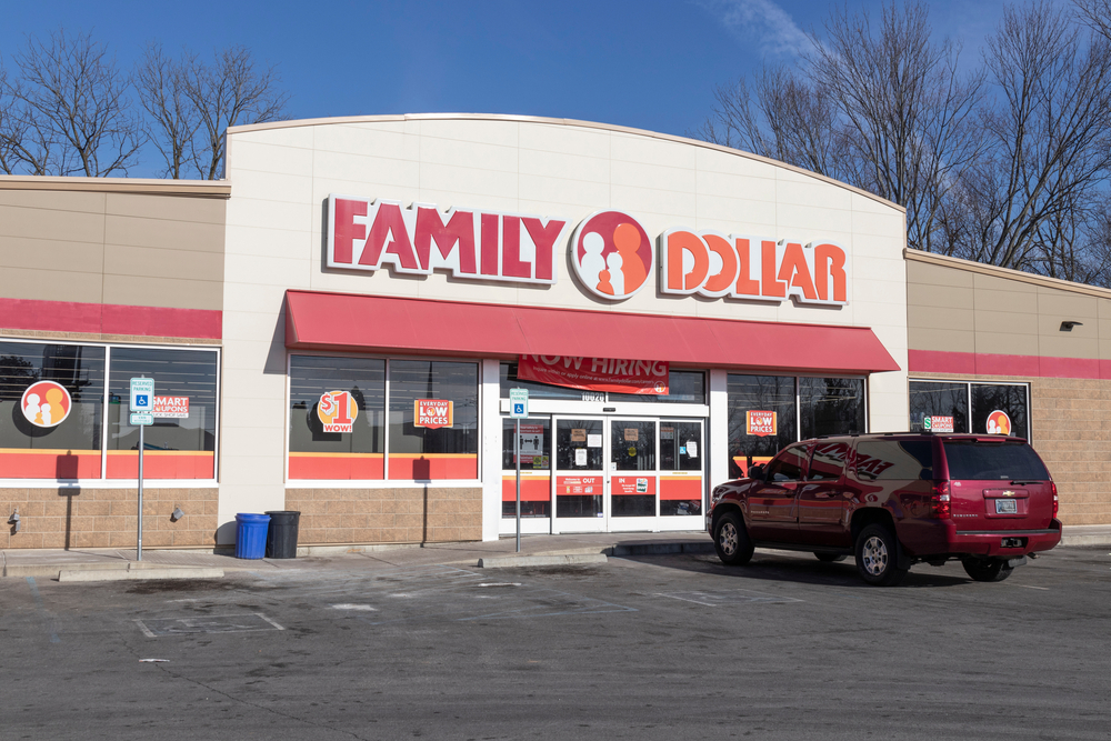 A Family Dollar storefront