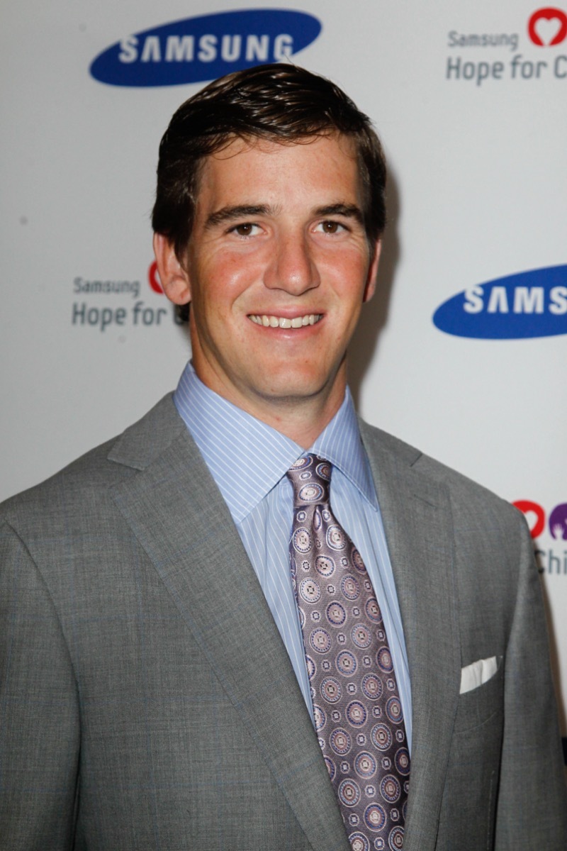 Eli Manning at Samsung's Hope for Children Gala in 2012